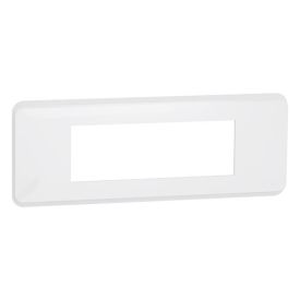 Schneider Plaque de finition 6 modules blanc - photo principale