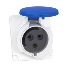 SCHNEIDER Mureva Socle de prise industrielle 2P+T 32A 220V IP44 à vis - PKF32F423