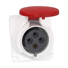 SCHNEIDER Mureva Socle de prise industrielle 3P+T 32A 380V IP44 à vis - PKF32F434