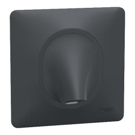 SCHNEIDER Ovalis Sortie de câble complet anthracite - S340662-F