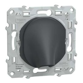 SCHNEIDER Ovalis Sortie de cable anthracite - S340476