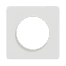 plaque simple blanche SCHNEIDER Odace Touch