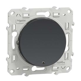 SCHNEIDER Odace Interrupteur va et vient à voyant lumineux ou témoin anthracite - S540263AC