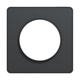 SCHNEIDER Odace Touch Plaque simple anthracite - S540802