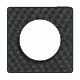 SCHNEIDER Odace Touch Plaque simple Kvadrat ombre avec liseré anthracite - S540802KB