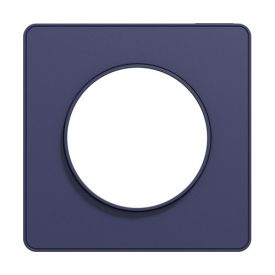 SCHNEIDER Odace Touch Plaque simple bleu cobalt - S550802
