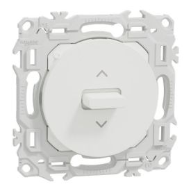 SCHNEIDER Odace Interrupteur/poussoir volets roulants blanc craie - S920208
