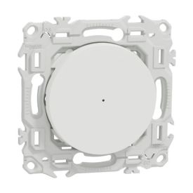 SCHNEIDER Wiser Odace Bouton poussoir connecté 10A Zigbee blanc craie - S920530