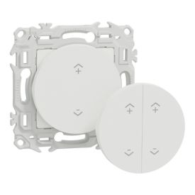 SCHNEIDER Wiser Odace Interrupteur centralisé sans fil 2 ou 4 boutons poussoirs blanc craie - S920531