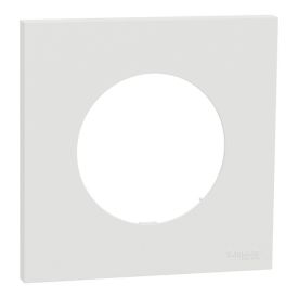 SCHNEIDER Odace Plaque simple blanc craie - S920702