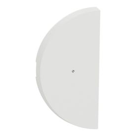 SCHNEIDER Odace Demi Enjoliveur interrupteur double va et vient/poussoir à voyant lumineux blanc craie - S929270