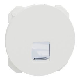 SCHNEIDER Odace Enjoliveur prise RJ45 blanc craie - S929470