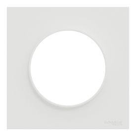 lot de 168 plaques de finition Schneider Odace® en blanc mat - vue de face