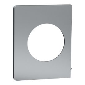 SCHNEIDER Odace Architecte Plaque simple latérale titane - S930800