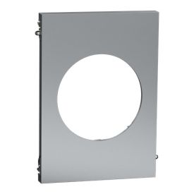 SCHNEIDER Odace Architecte Plaque simple centrale titane - S930801