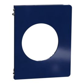 SCHNEIDER Odace Architecte Plaque simple latérale bleu émaillé - S933800