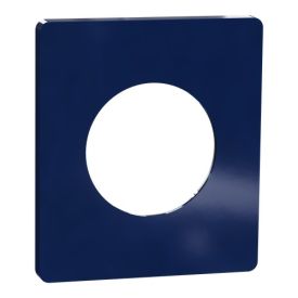 SCHNEIDER Odace Architecte Plaque simple bleu émaillé - S933802