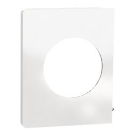 SCHNEIDER Odace Architecte Plaque simple latérale blanc émaillé - S934800