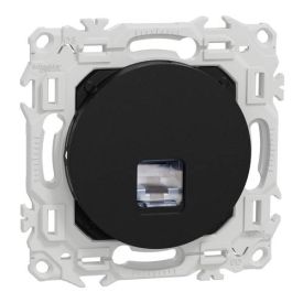 SCHNEIDER Odace Prise RJ45 grade 3TV catégorie 6a STP noir onyx - S940477