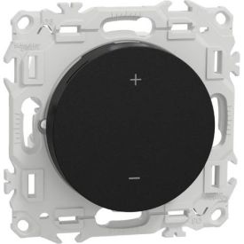 SCHNEIDER Wiser Odace Thermostat connecté filaire 2A zigbee noir onyx - S940502