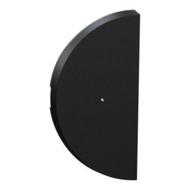 SCHNEIDER Odace Demi Enjoliveur interrupteur double va et vient/poussoir à voyant lumineux noir onyx - S949270
