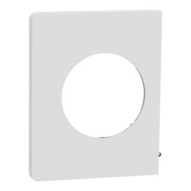 SCHNEIDER Odace Architecte Plaque simple latérale céramique blanc - S951800