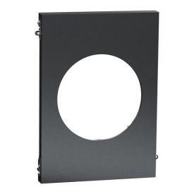 SCHNEIDER Odace Architecte Plaque simple centrale perle noire - S952801