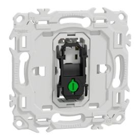 SCHNEIDER Odace Interrupteur va et vient/bouton poussoir sans enjoliveur - S980204