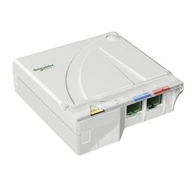 DTIO moduaire 2 fibres avec raccord et pigtail SC/APC SCHNEIDER