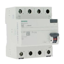 SIEMENS Interrupteur différentiel tétrapolaire 40A type AC 30mA