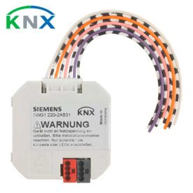 SIEMENS KNX Interface bouton poussoir 4 entrées bin/ sorties