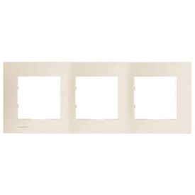 SIEMENS Delta Viva Plaque triple - Beige