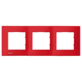 SIEMENS Delta Viva Plaque triple - Rouge
