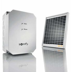 SOMFY SOLARSET Kit d'alimentation solaire pour motorisation portail et porte de garage - 2400961