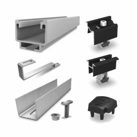 Kit de fixation paysage pour panneaux solaires sur tuile plate - K2Systems