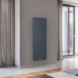 THERMOR Equateur 4 Radiateur connecté inertie double technologie vertical ardoise 1500W - 427249