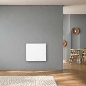 THERMOR Equateur 5 radiateur connecté inertie double technologie horizontal blanc mat 1000W - 428388