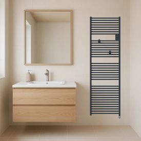 THERMOR Riva 5 Sèche-serviettes connecté 1000W gris ardoise - 471629