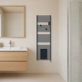 THERMOR Riva 5 Sèche-serviettes connecté avec soufflerie 1750W gris ardoise - 471639