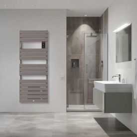 THERMOR Riviera 2 Sèche-serviettes avec soufflerie 1500W gris roche - 498518