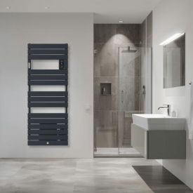 THERMOR Riviera 2 Sèche-serviettes avec soufflerie 1750W gris ardoise - 498610