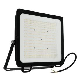 TCIAO Projecteur extérieur LED extra plat 230V 150W/200W 16500lm à 21800lm 3CCT noir - TLS8043