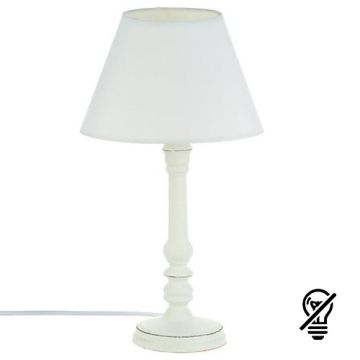 ATMOSPHERA Lampe à poser E14 LEO 230V hauteur 36cm blanc - 121560