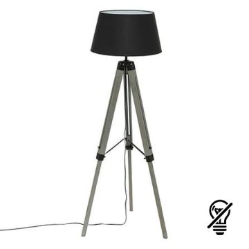 ATMOSPHERA Lampe sur pied E27 RUNO 230V hauteur 145cm noir - 123174