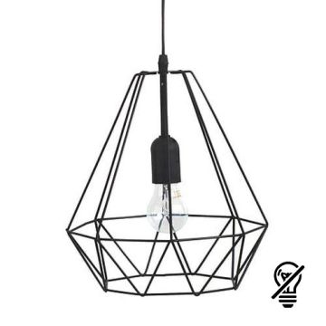 ATMOSPHERA Suspension E27 DRIM 230V diametre 25cm noir - 145119