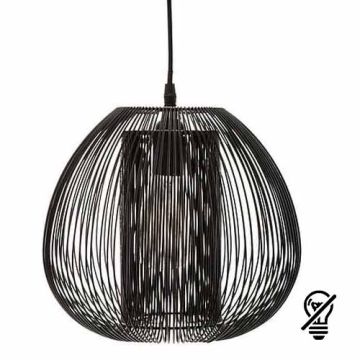 ATMOSPHERA Suspension filaire E27 NODA 230V diametre 28cm noir - 167515