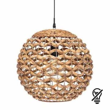 ATMOSPHERA Suspension E27 SAND 230V diametre 38cm bois naturel - 173216