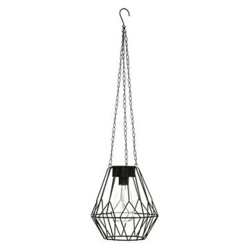 ATMOSPHERA Suspension extérieur solaire LED FLAVE hauteur 20,5cm noir - 178904