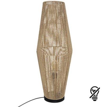ATMOSPHERA Lampe sur pied E27 AISSA 230V hauteur 83cm bois naturel - 178945