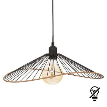 ATMOSPHERA Suspension E27 ALARA 230V diametre 45cm noir - 182456